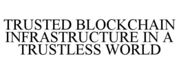 TRUSTED BLOCKCHAIN INFRASTRUCTURE IN A TRUSTLESS WORLD trademark