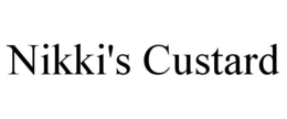 NIKKI'S CUSTARD trademark