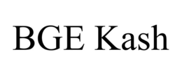 BGE KASH trademark