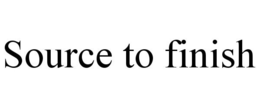 SOURCE TO FINISH trademark