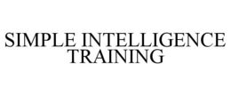 SIMPLE INTELLIGENCE TRAINING trademark