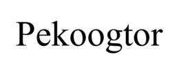 PEKOOGTOR trademark
