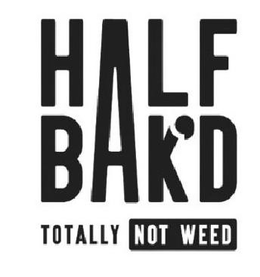HALF BAK'D TOTALLY NOT WEED trademark