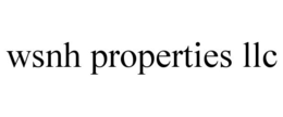 WSNH PROPERTIES LLC trademark