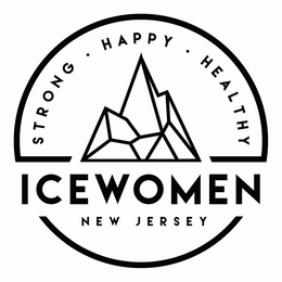 ICEWOMEN NEW JERSEY STRONG · HAPPY · HEALTHY trademark