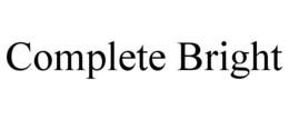 COMPLETE BRIGHT trademark