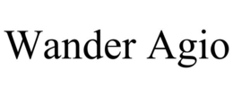 WANDER AGIO trademark