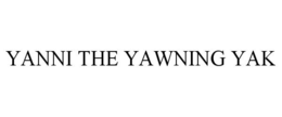 YANNI THE YAWNING YAK trademark