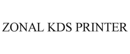 ZONAL KDS PRINTER trademark