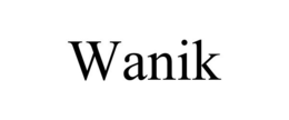WANIK trademark