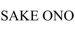 SAKE ONO trademark