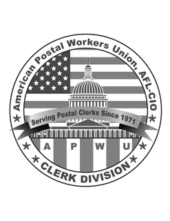 APWU AMERICAN POSTAL WORKERS UNION, AFL-CIO CLERK DIVISION SERVING POSTAL CLERKS SINCE 1971 trademark