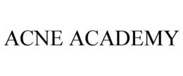 ACNE ACADEMY trademark