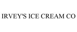 IRVEY'S ICE CREAM CO trademark
