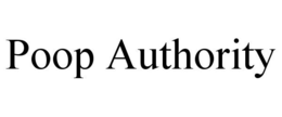 POOP AUTHORITY trademark