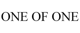 ONE OF ONE trademark