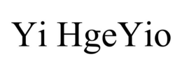 YI HGEYIO trademark