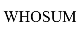 WHOSUM trademark