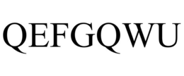 QEFGQWU trademark