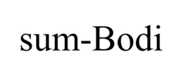 SUM-BODI trademark