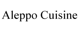 ALEPPO CUISINE trademark