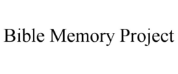 BIBLE MEMORY PROJECT trademark