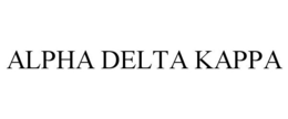 ALPHA DELTA KAPPA trademark