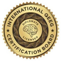 INTERNATIONAL QEEG CERTIFICATION BOARD DIPLOMATE LICENSED trademark