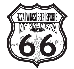 PIZZA WINGS BEER SPORTS  MY N.Y. PIZZA 66 trademark