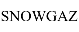 SNOWGAZ trademark