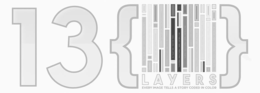 13 LAYERS EVERY IMAGE TELLS A STORY CODED IN COLOR trademark