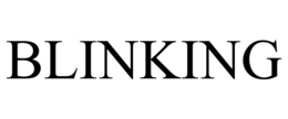 BLINKING trademark