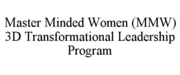 MASTER MINDED WOMEN (MMW) 3D TRANSFORMATIONAL LEADERSHIP PROGRAM trademark