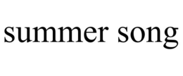 SUMMER SONG trademark