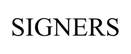 SIGNERS trademark