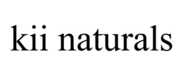 KII NATURALS trademark