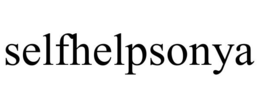 SELFHELPSONYA trademark