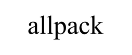 ALLPACK trademark