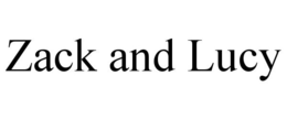 ZACK AND LUCY trademark