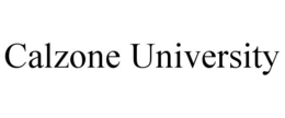 CALZONE UNIVERSITY trademark