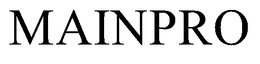 MAINPRO trademark