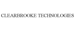 CLEARBROOKE TECHNOLOGIES trademark