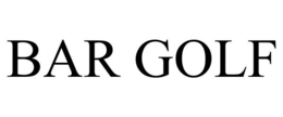 BAR GOLF trademark