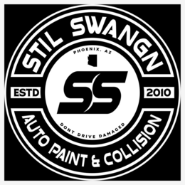 STIL SWANGN SS EST'D 2010 AUTO PAINT & COLLISION PHOENIX, AZ DONT DRIVE DAMAGED trademark