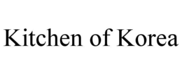 KITCHEN OF KOREA trademark
