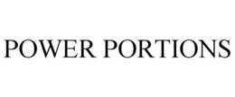 POWER PORTIONS trademark