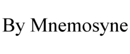 BY MNEMOSYNE trademark
