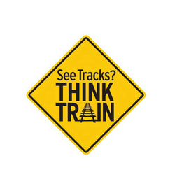 SEE TRACKS? THINK TRAIN trademark
