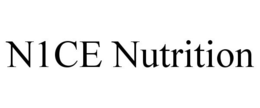 N1CE NUTRITION trademark