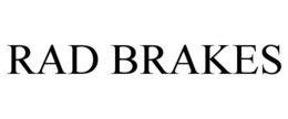 RAD BRAKES trademark